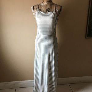 Banana Republic Knit Strip Maxi Dress